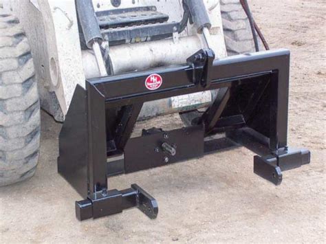 pto skid steer attachment|skid steer hitch adapter.